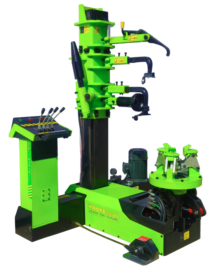 Máy ra vào lốp xe tải dạng đứng