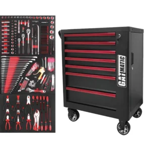 Xe đẩy dụng cụ cao cấp GTT204 kèm 204 dụng cụ cầm tay.